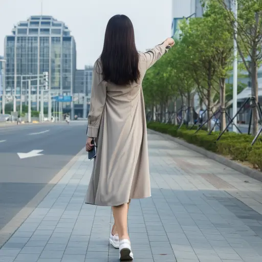 她知道去火车站的路。