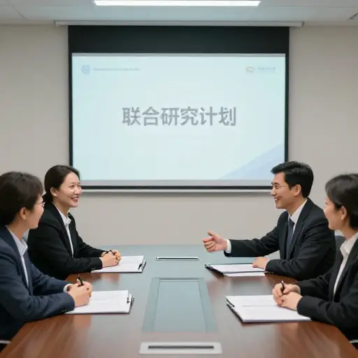 几家结盟的公司宣布了一项联合研究计划。