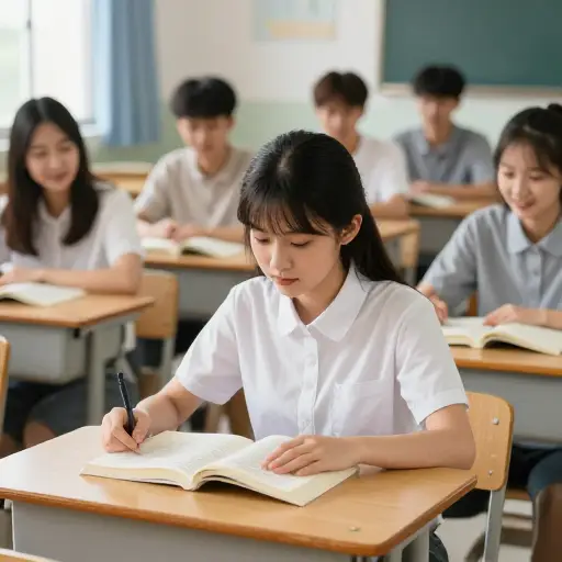 她是个安静的女孩，很少说话。