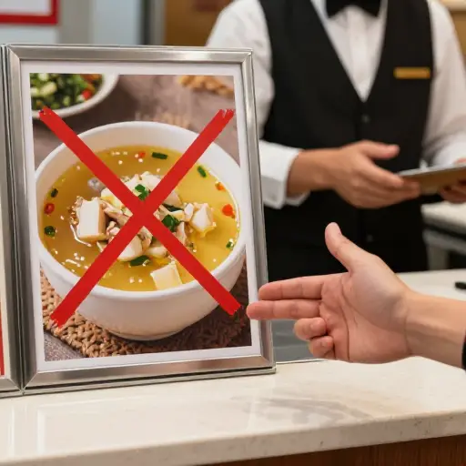 鸡汤卖完了。