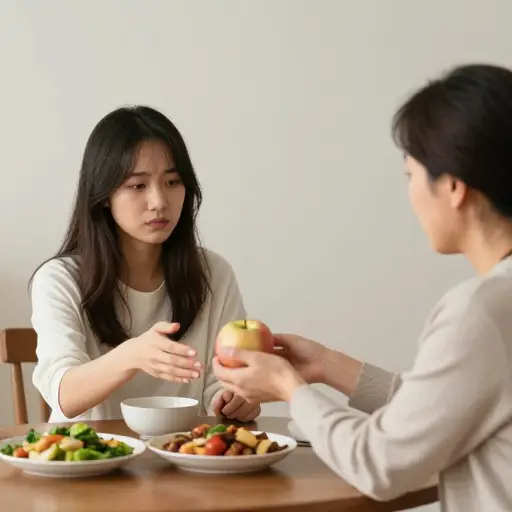 她根本不想吃任何东西。