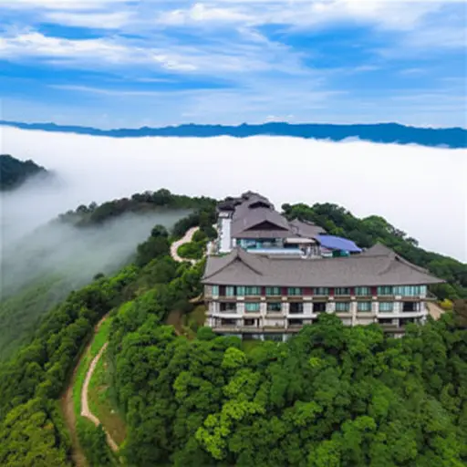 这座山顶的度假村就像一个人间天堂。
