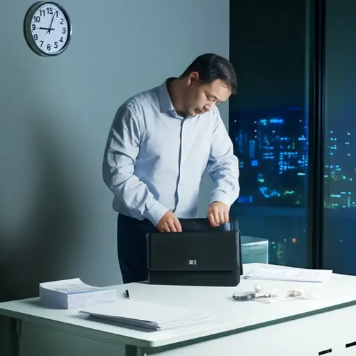 他通过减少加班时间来稍微降低了一些开支。