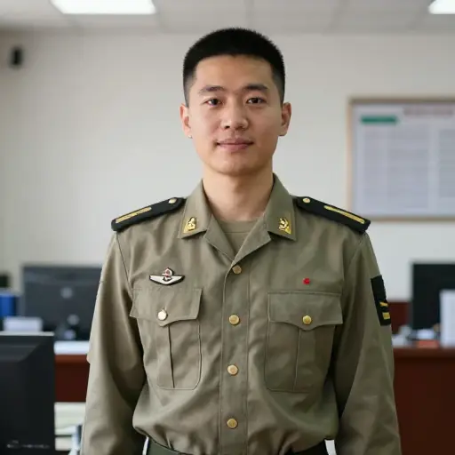 他刚刚被提升为上尉军衔。