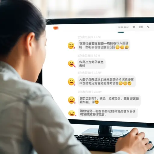 她在社交媒体上发了一条评论，结果收到了很多骂人的私信。