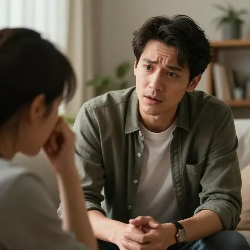他说了几句安慰的话。
