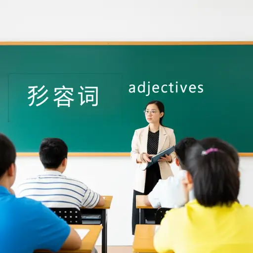 老师让学生们背诵所有他们能想到的形容词。
