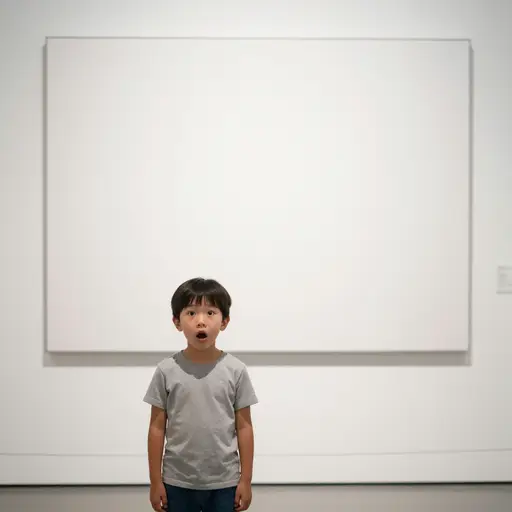 它展示了一个孩子对这种暴行的反应，突显了种族主义不可想象的残酷影响。