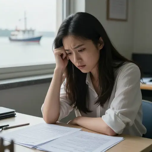 她担心自己可能因为没早点提交诗而错过了机会。