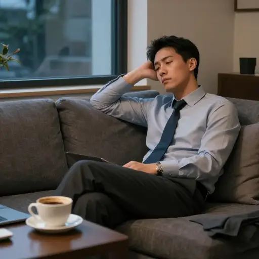 休息一下吧——你忙了一天了。