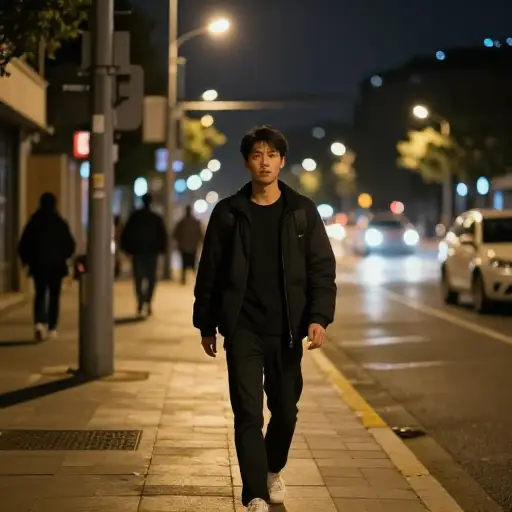 我晚上去哪里不关他的事。