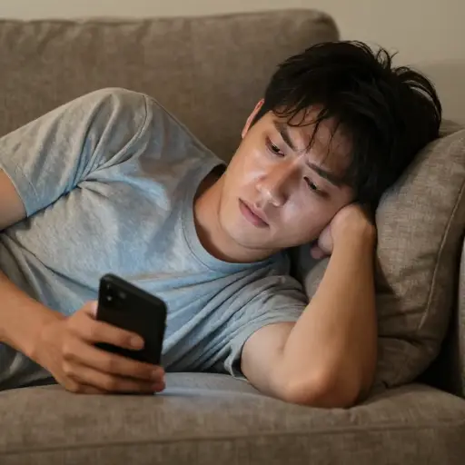 我现在懒得接电话。