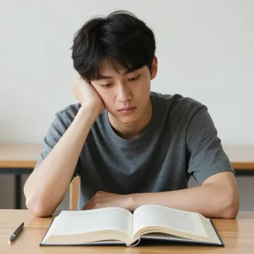 他的兴趣范围很狭窄。
