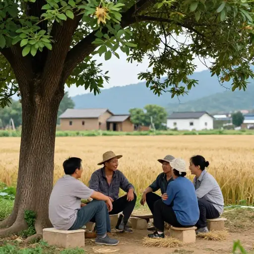 他们经常谈论乡村生活的简单乐趣。