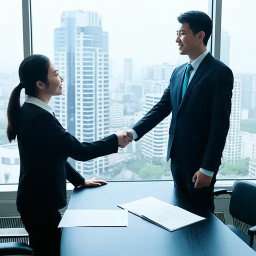 我们公司与其他企业的业务往来一直很顺利。