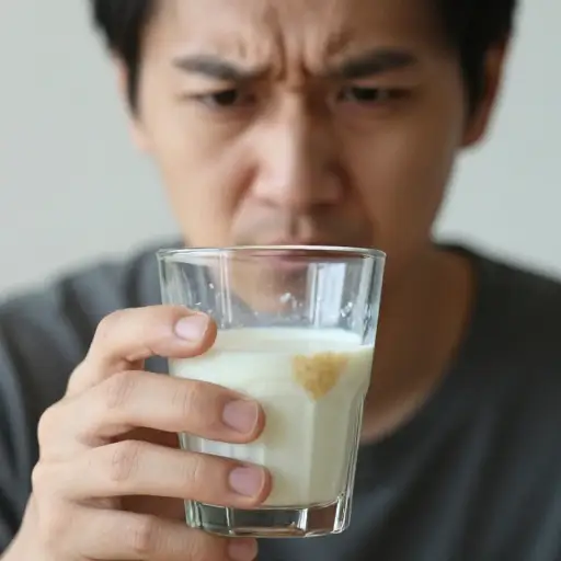 我认为这牛奶坏了。