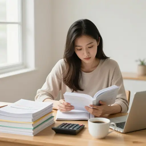 她参加了额外课程以获得注册会计师资格。