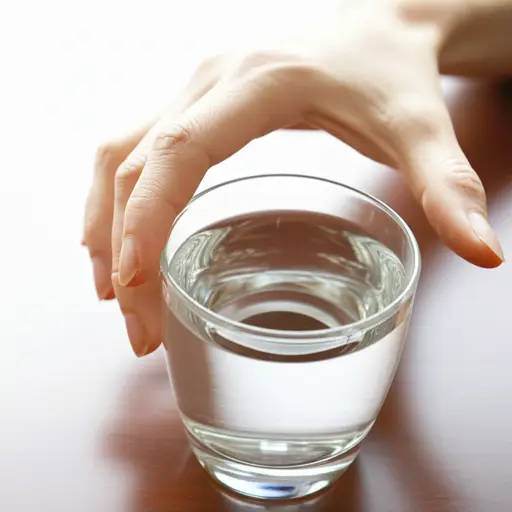 请给我一杯水。