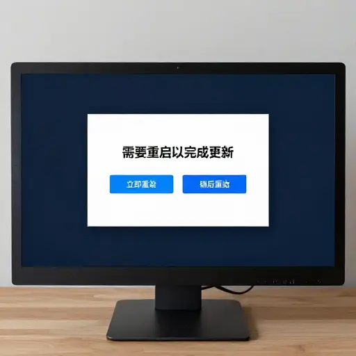 需要重启系统才能完成安全更新的安装。