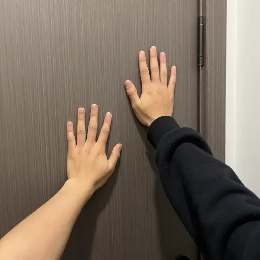 我用力推了门，但它还是打不开。