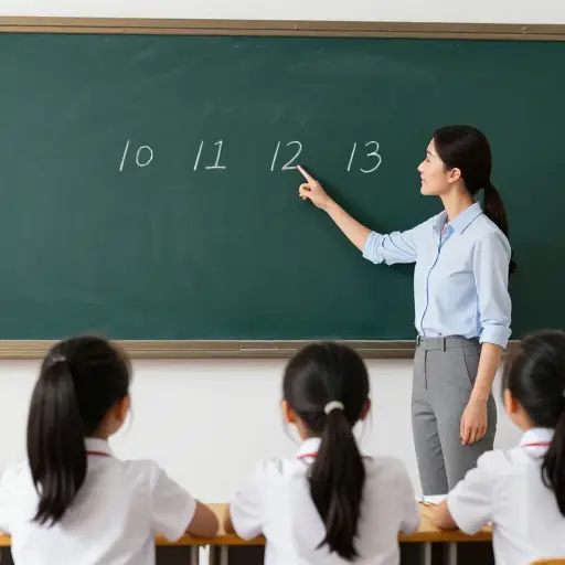 数数：十、十一、十二、十三。
