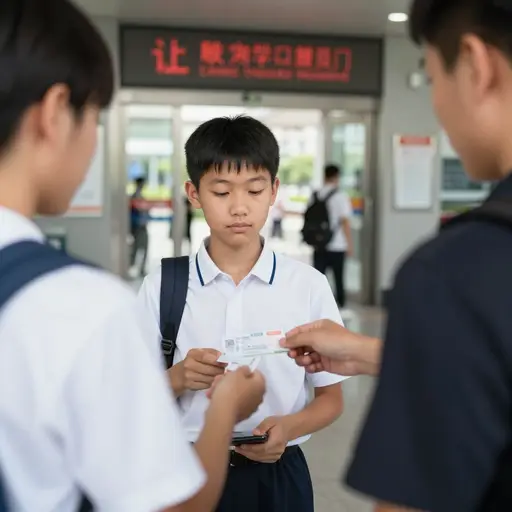 请出示你的票。