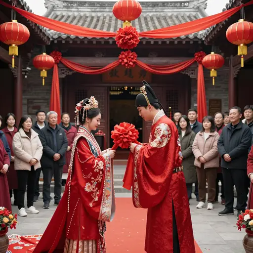 婚姻是一种古老的习俗制度。