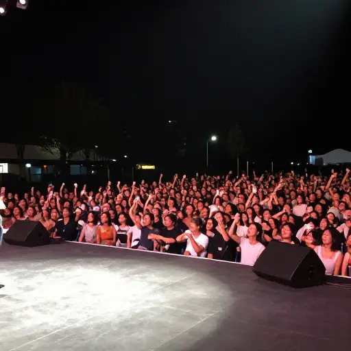 当压轴表演者准备登台时，一股期待的狂热席卷了人群。