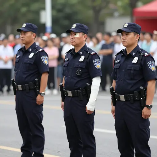 二十五名警察在抗议活动中受了轻伤。