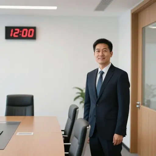 他从未迟到过，总是很准时。
