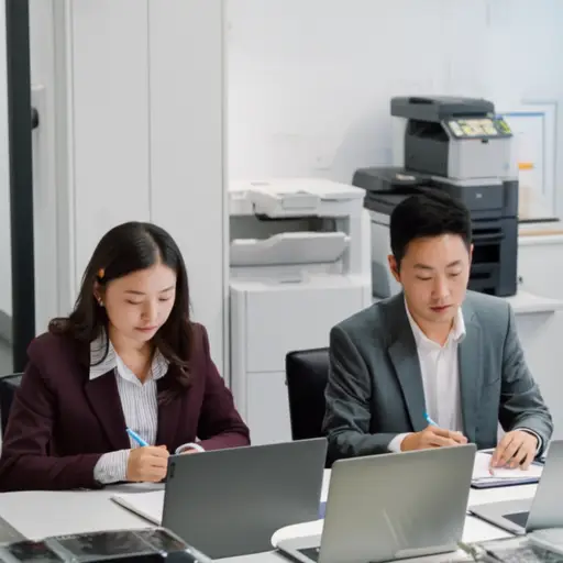 他们合租一间办公室以降低成本。