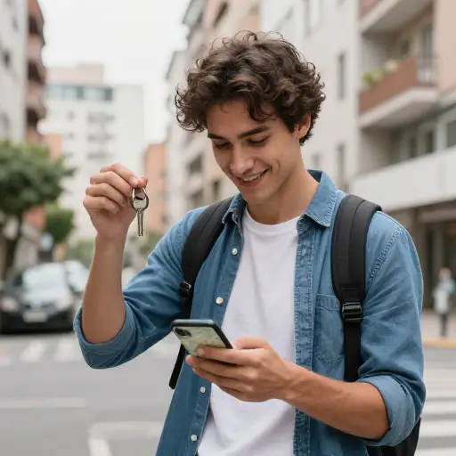 一旦我找到住的地方，我就会把地址发给你。