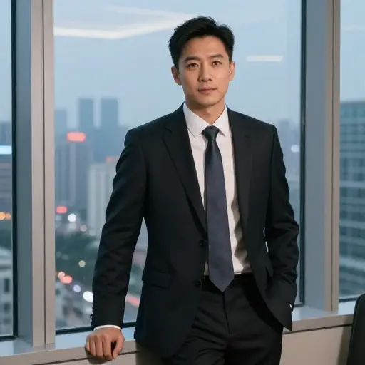 他保持着冷静的伪装来隐藏自己的焦虑。