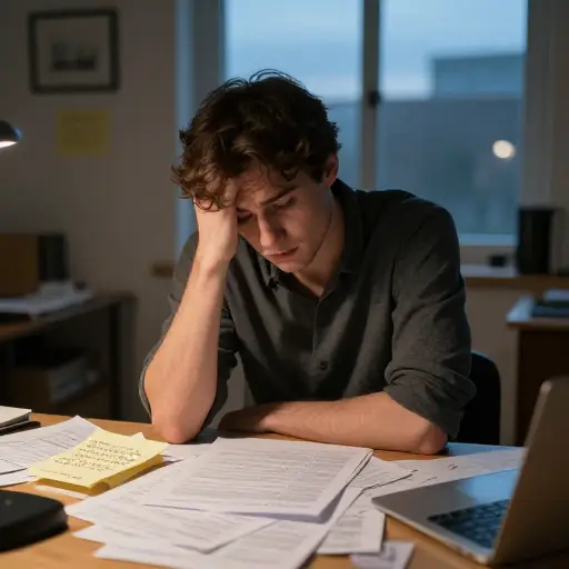 他不听我的建议，所以不得不通过艰难的方式学会负责任。
