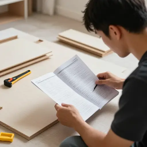 如果你正确地按照说明书操作，组装家具会很容易。