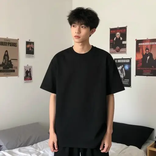 当我十几岁出头时，我经历了一个只穿黑色衣服的阶段。