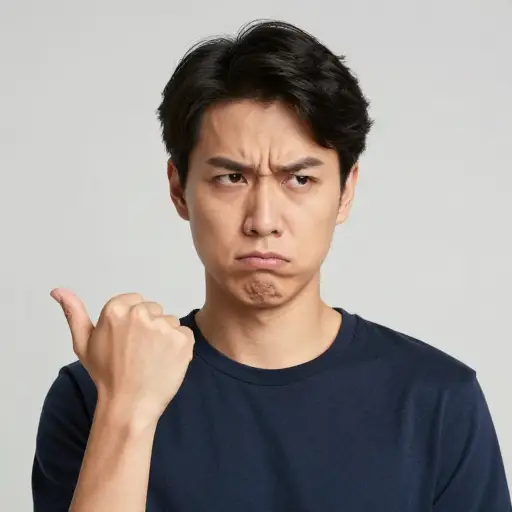 当你不同意时，通常会摇摇头。