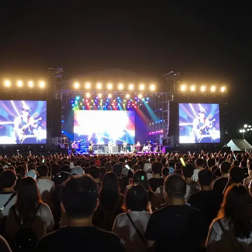 我们计划下个月参加这个音乐节的演出。