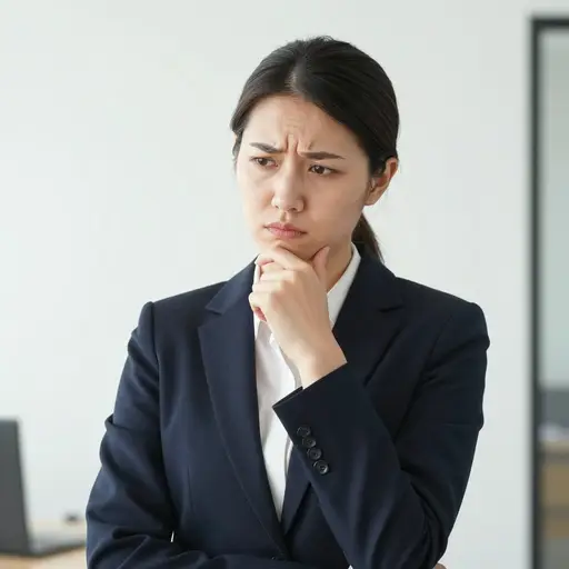 尽管她很专业，但无法确切指出项目失败的原因。