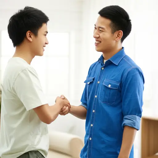 这对兄弟决定放下过去的恩怨，握手言和。