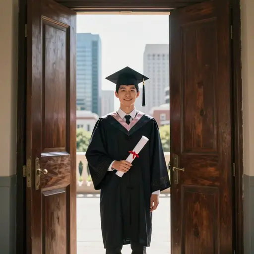 大学学位可以是更高收入的敲门砖。