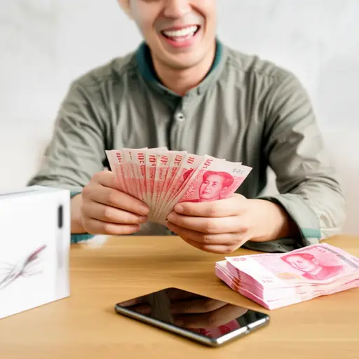 这个月我赚了不少钱，可以买新手机了。
