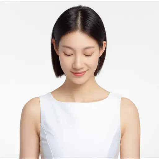 她用点头的动作表示同意。