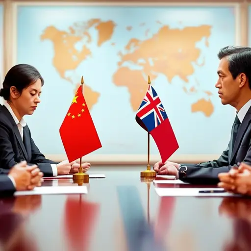 两国之间的政治关系因贸易争端而变得紧张。