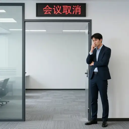 我不知道会议已经取消了。