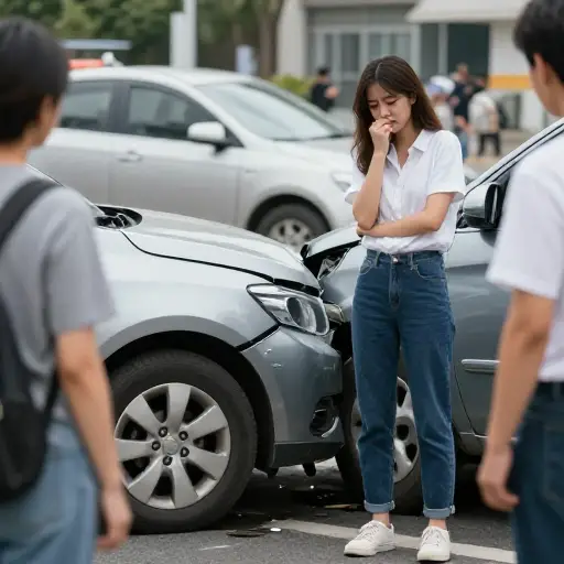 在某种程度上，她对这次事故负有责任。