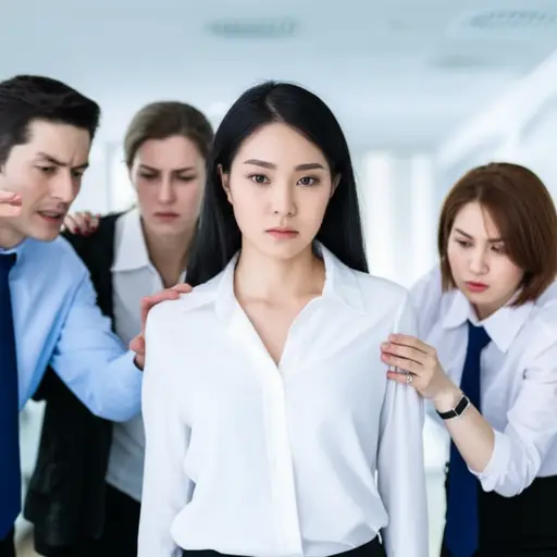 在紧急情况下，她是团队中最冷静的人。