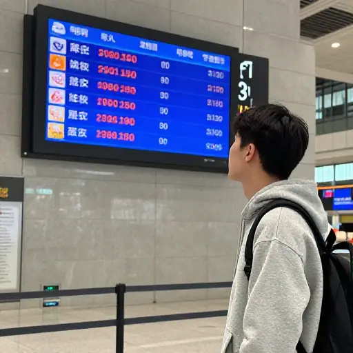 我去查一下火车什么时候进站。