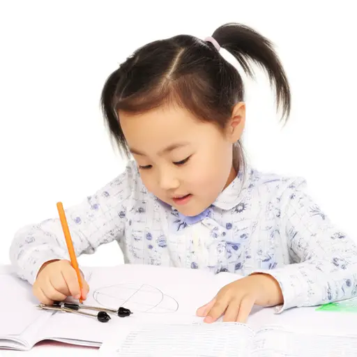 她很喜欢数学，尤其是几何部分。