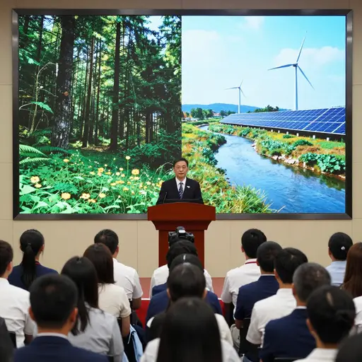 政府正试图将公众的注意力转向环境问题。